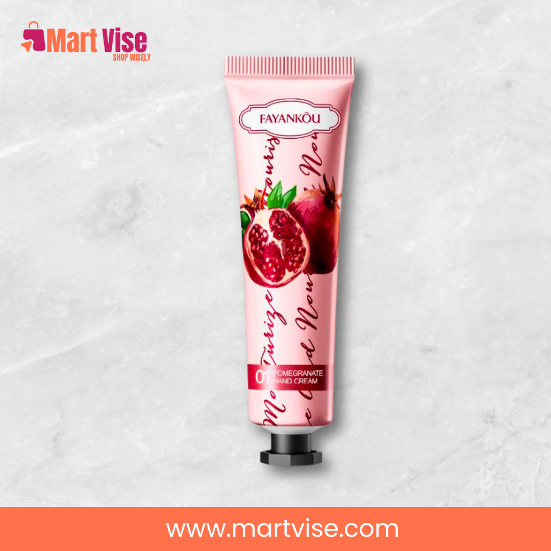 fayankou-hand-moisturiser-pakistan.jpg – nourishing pomegranate hand moisturiser for dry hands in Pakistan
