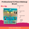 Sweet Beauty 12-Piece Makeup Brush Kit for Flawless Blending