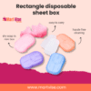 Rectangle Disposable Soap Sheet Box – Compact Hygiene for Travel & Daily Use