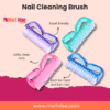 Portable Nail Brush with Handle – Gentle Hand & Foot Scrubber