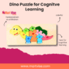 Montessori Dinosaur Puzzle for Early Cognitive Learning