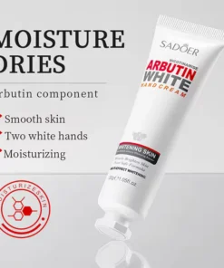 sadoer-arbutin-white-hand-cream.jpg – Sadoer Arbutin White Hand Cream brightening and hydrating hand moisturiser.
