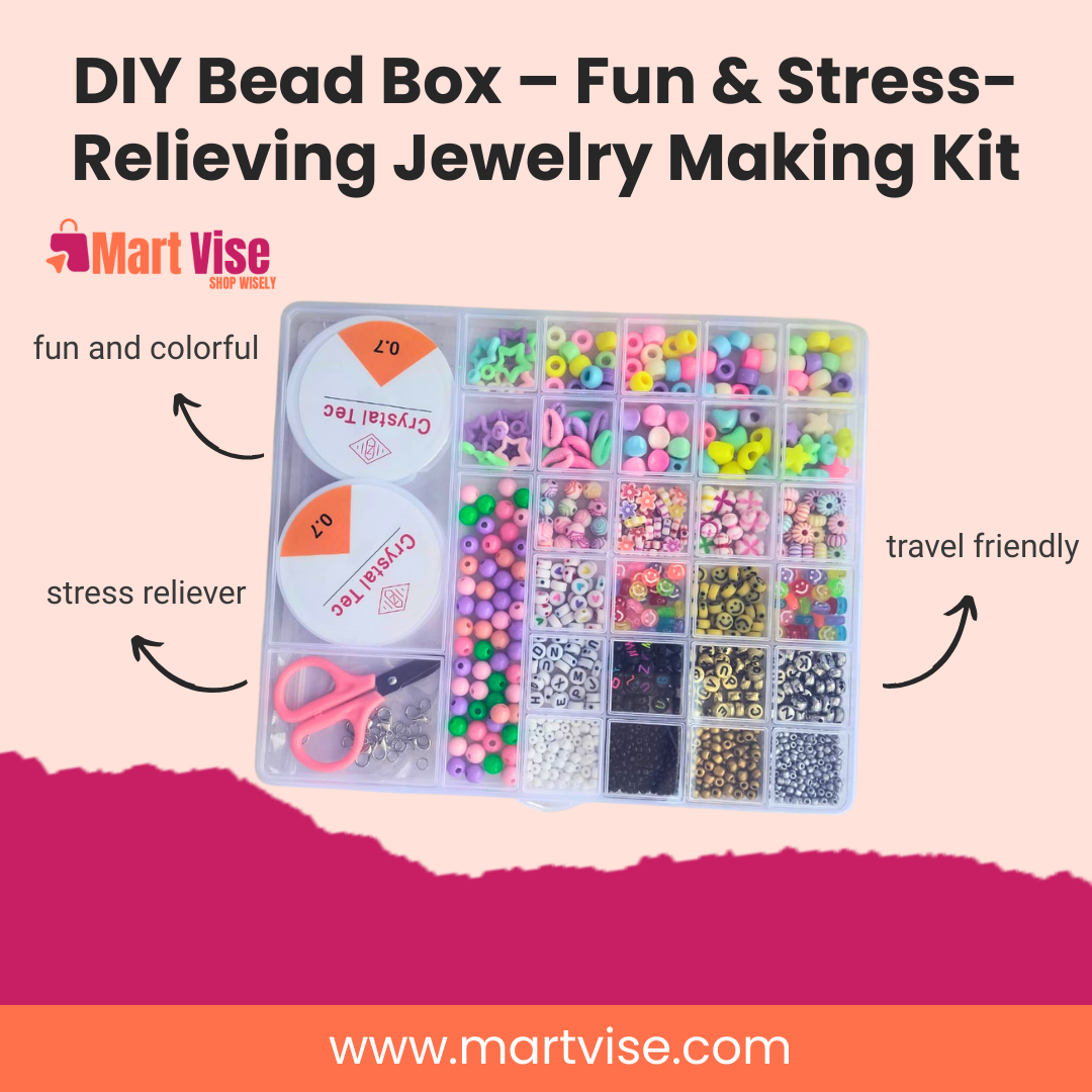 DIY Bead Box – Fun & Stress-Relieving Jewelry Making Kit