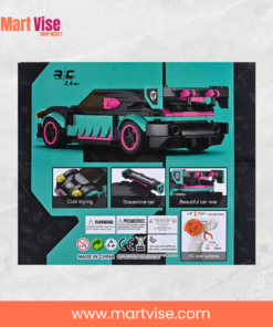 lego-style-rc-racing-car.jpg – black and pink LEGO-style RC racing car for children