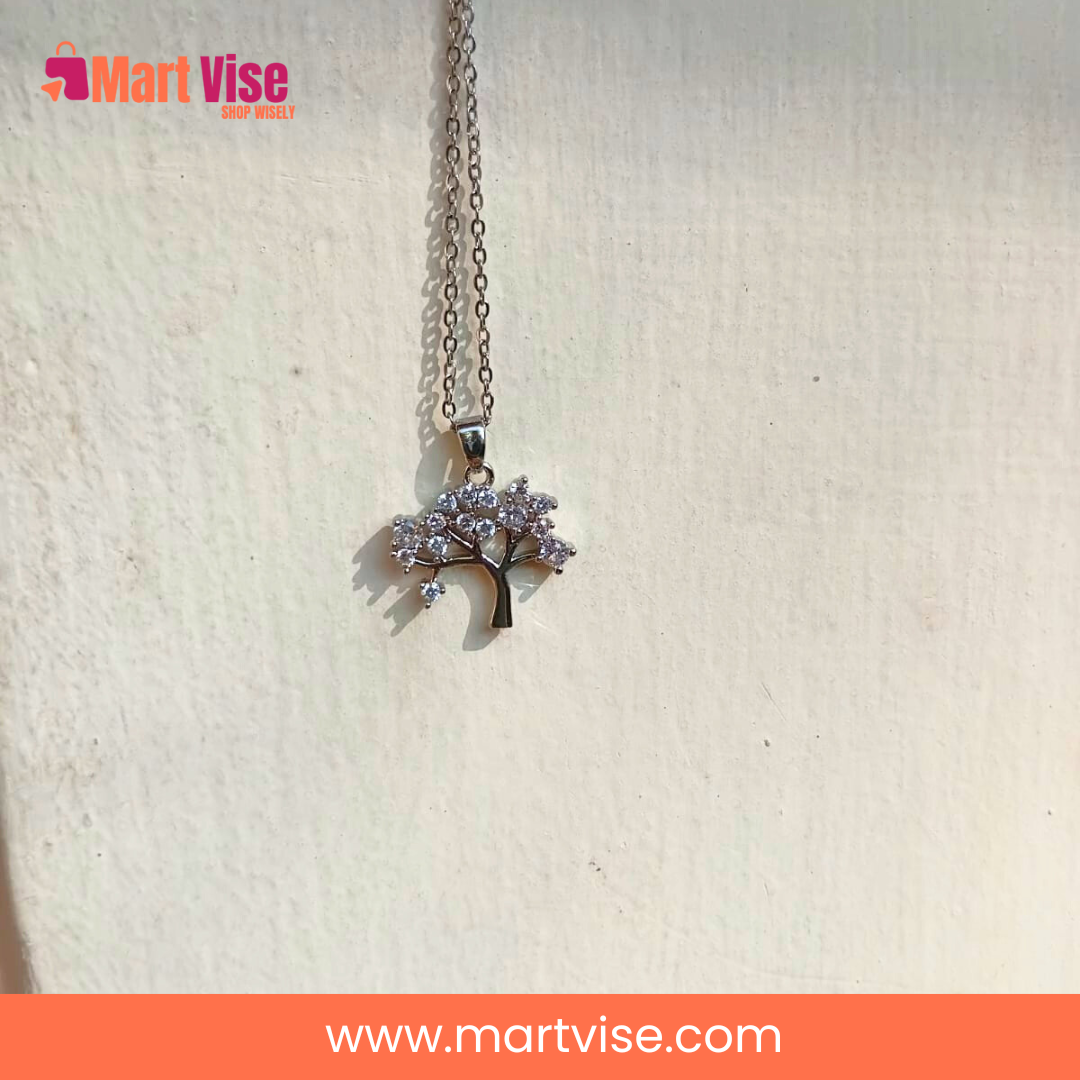 stainless-steel-tree-necklace-main.jpg – Elegant stainless steel tree pendant necklace with crystal details.
