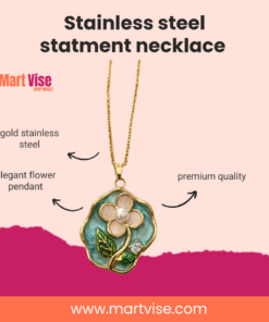 Stainless Steel Statement Necklace – You Deserve It Series