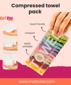 Compressed Towel Pack – Portable Mini Towels for Travel & Daily Use