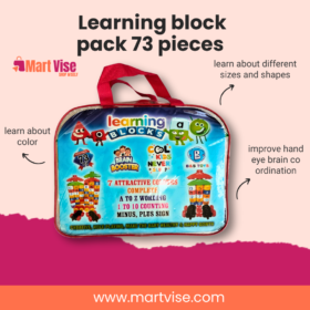 Learning Block Pack – 73 Pieces Educational Toy Set for Kids
