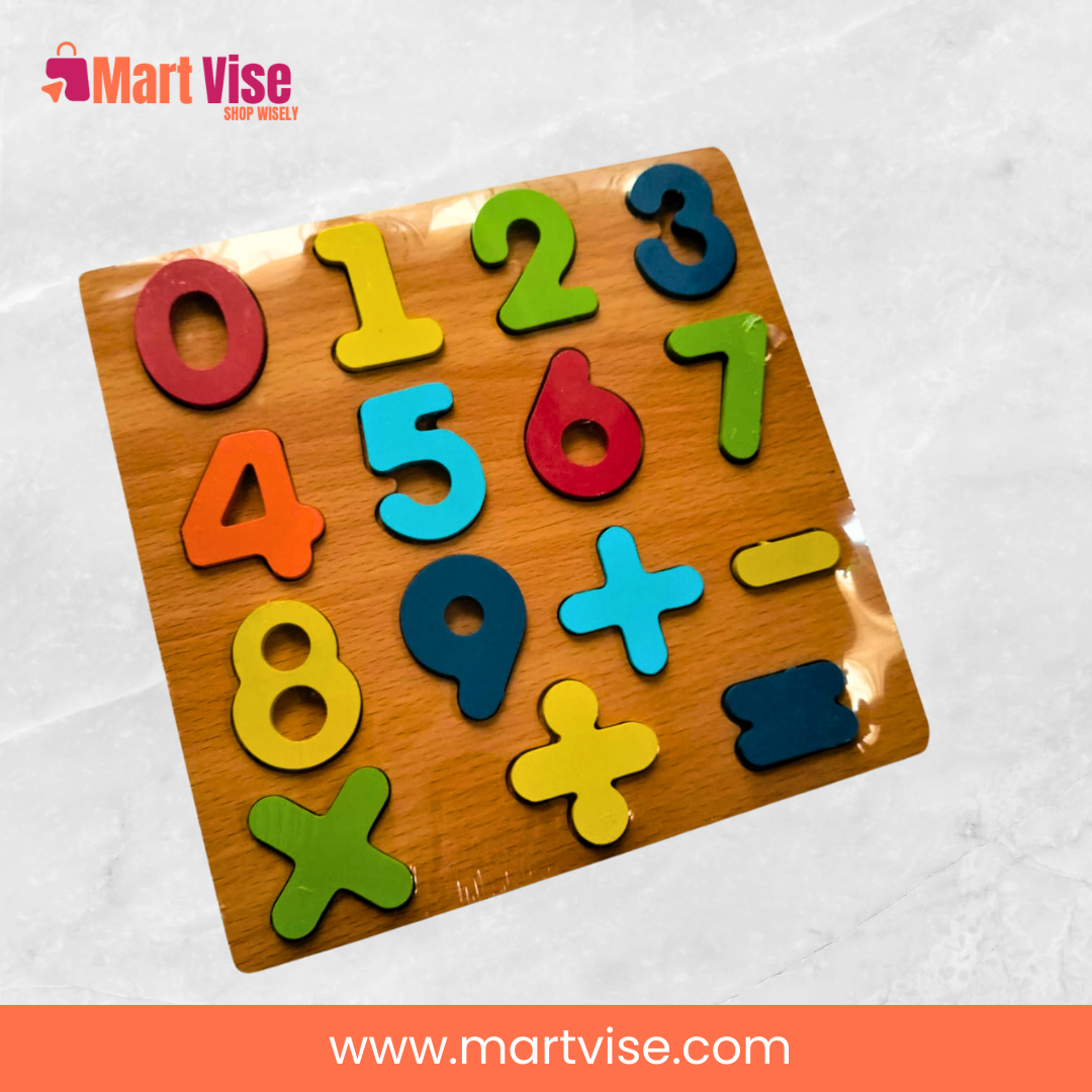 number-wooden-puzzle.jpg – colorful wooden number puzzle for kids in Pakistan