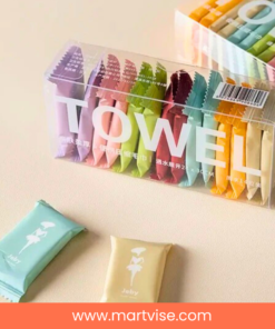reusable-compressed-face-towels.jpg – compact disposable towels for gym and office