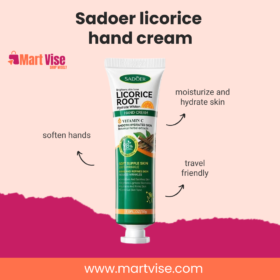 Sadoer Licorice Root Hand Cream – Hydrating Anti-Wrinkle Winter Moisturiser
