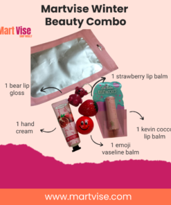 MartVise Winter Beauty Combo – Hand Cream & Lip Balm Set