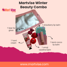 MartVise Winter Beauty Combo – Hand Cream & Lip Balm Set