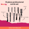 Achieve salon-quality styling at home with this 10 Piece Professional Comb Set. Durable, lightweight, and perfect for all hair types in Pakistan.