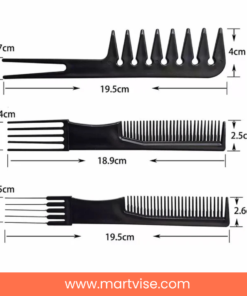 hairdressing-comb-kit-pakistan.jpg – black salon comb collection perfect for hairstylists and home use