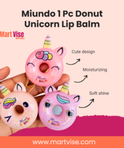 Miundo Donut Unicorn Lip Balm – Cute, Moisturizing & Soft Shine Finish