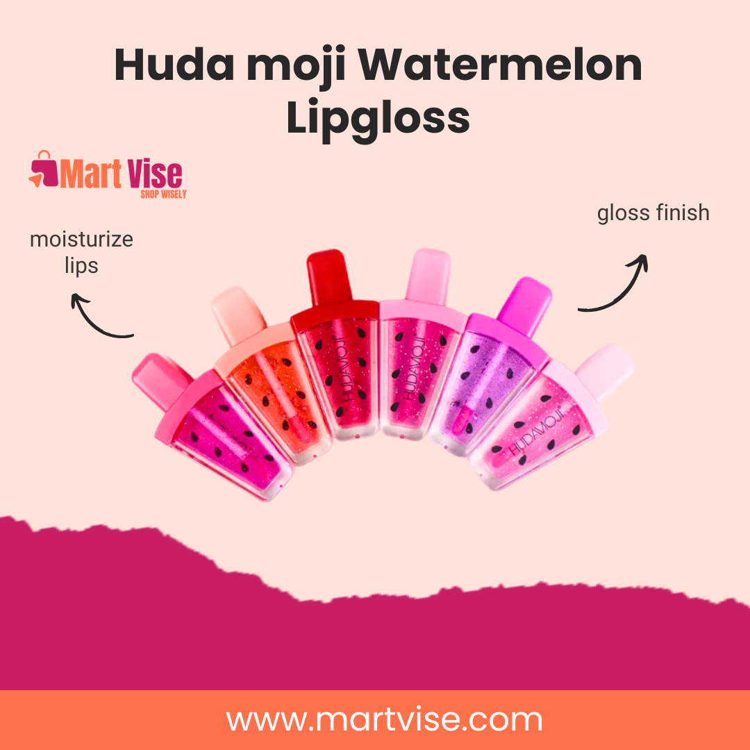 Watermelon Popsicle Lip Gloss – Clear Shine for All Lips