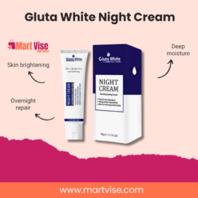 Gluta White Skin Brightening Night Cream – Deep Moisture & Repair