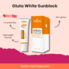 Gluta White Sunblock SPF 60+ – Brightening & UV Protection Cream