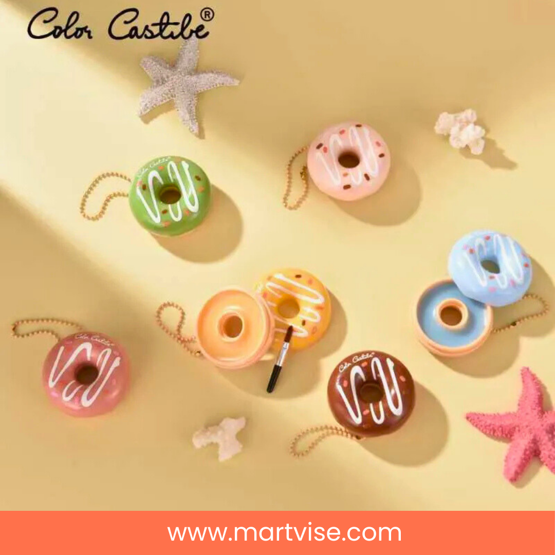 donut-lip-care-collection.jpg – set of colorful donut-shaped lip balms