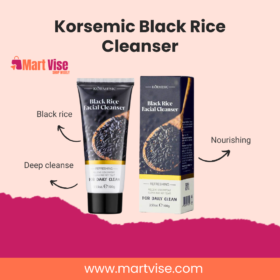Kormesic Black Rice Cleanser – Deep Cleansing & Brightening Face Wash
