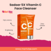 Sadoer 5X Vitamin C Face Cleanser – Brightening, Deep Cleansing & Radiant Glow