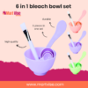 Beauty Care 6-in-1 Bleach Bowl Kit with Brush and Spoons