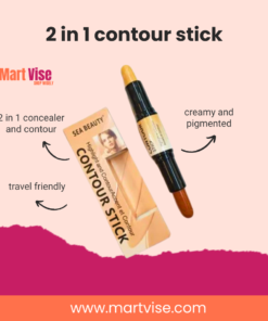 Creamy Pigmented Double-Ended Stick for Highlight and Contour