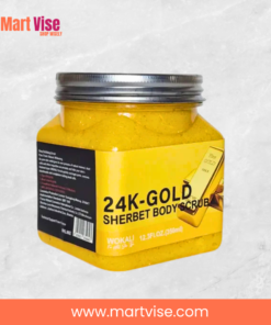 24k-body-scrub-350ml-size.jpg — 24k body scrub 350ml jar for multiple full body exfoliation sessions