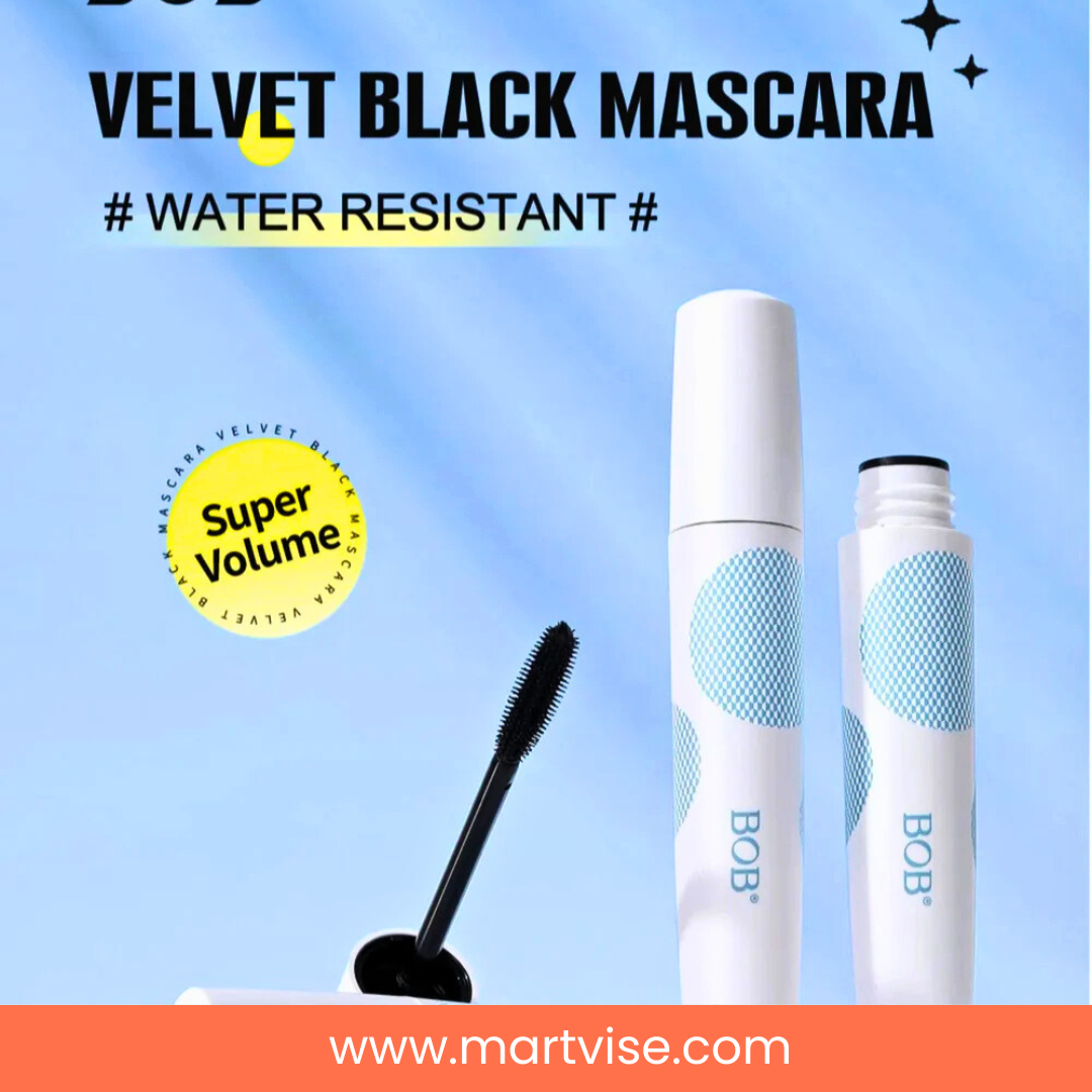 bob-waterproof-mascara-brush.jpg – Close-up of Bob mascara innovative lash brush applicator.