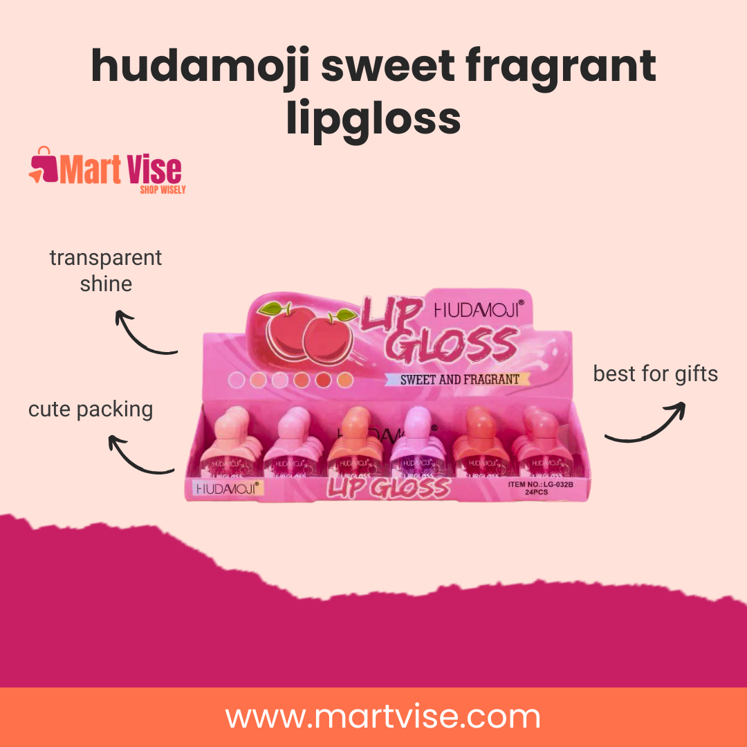 hudamoji sweet fragrant lipgloss – Transparent Shine Gloss