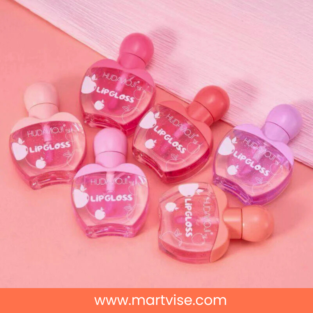 hudamoji-sweet-fragrant-lipgloss-assorted-shades.jpg — assorted mini hudamoji sweet fragrant lipgloss colours for daily touch ups