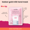 Sadoer gold milk hand mask – Niacinamide & Goat Milk Gloves