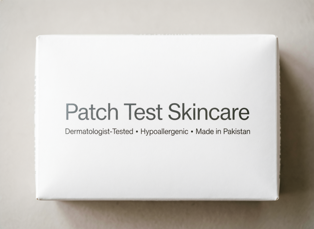 Online Cosmetics Shopping in Pakistan patch test method for skincare safety