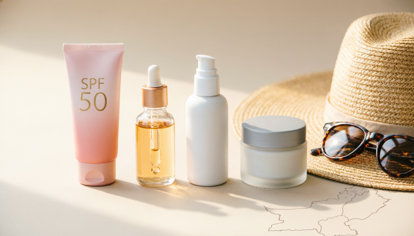 melasma treatment for Pakistani skin routine with sunscreen