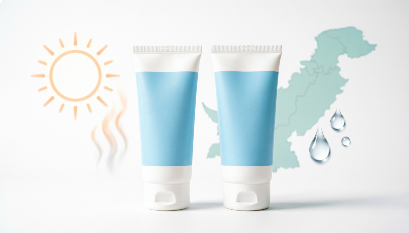 sunscreen for Pakistani climate gel vs cream comparison