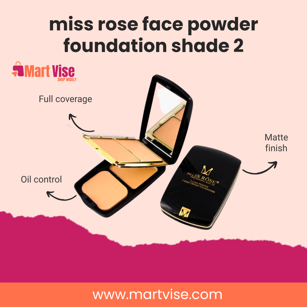 Miss Rose Face Powder 2 – Smooth Matte Coverage for All Day