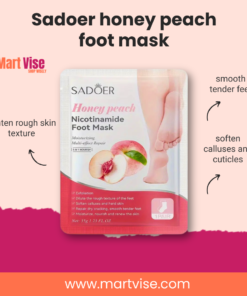 Sadoer honey peach foot mask – Nicotinamide Soft Feet Socks