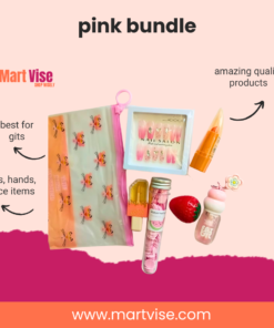 Pink Bundle – Cute Beauty Gift Set for Lips, Hands & Face