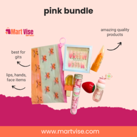 Pink Bundle – Cute Beauty Gift Set for Lips, Hands & Face