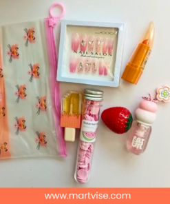 pink-beauty-bundle-set.jpg – Pink beauty bundle with makeup and skincare essentials.