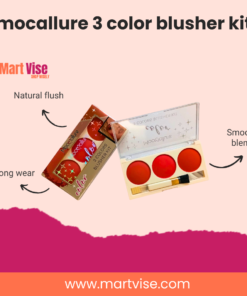 Mocallure 3 Color Blusher Kit – Smooth Blend & Natural Flush