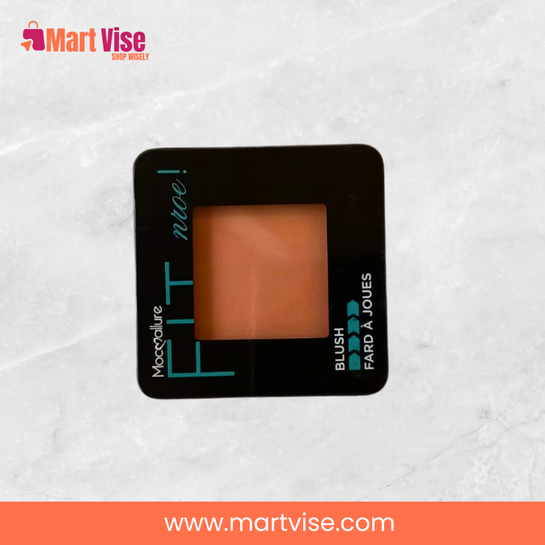 mocallure-fit-me-blush-application.jpg – Applying Mocallure Fit Me Blush 01 for a natural peach glow.