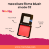 Mocallure Blush Shade 02 – Smooth Blend with Vibrant Rosy Tint