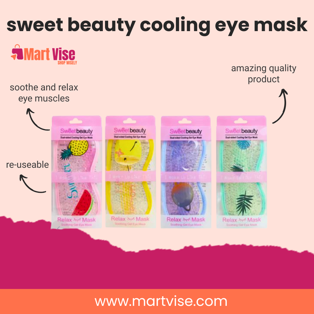 Sweet Beauty Cooling Eye Mask – Reusable Gel Mask for Relaxed Eyes