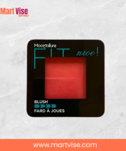 mocallure-fit-me-blush-shade2-flatlay.jpg – Flat lay of Mocallure Fit Me Blush with MartVise branding.