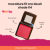 Mocallure Fit Me Blush 04 – Natural Pink Flush for Every Look