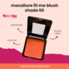 Mocallure Fit Me 06 – Warm Coral Blush for Radiant Complexion