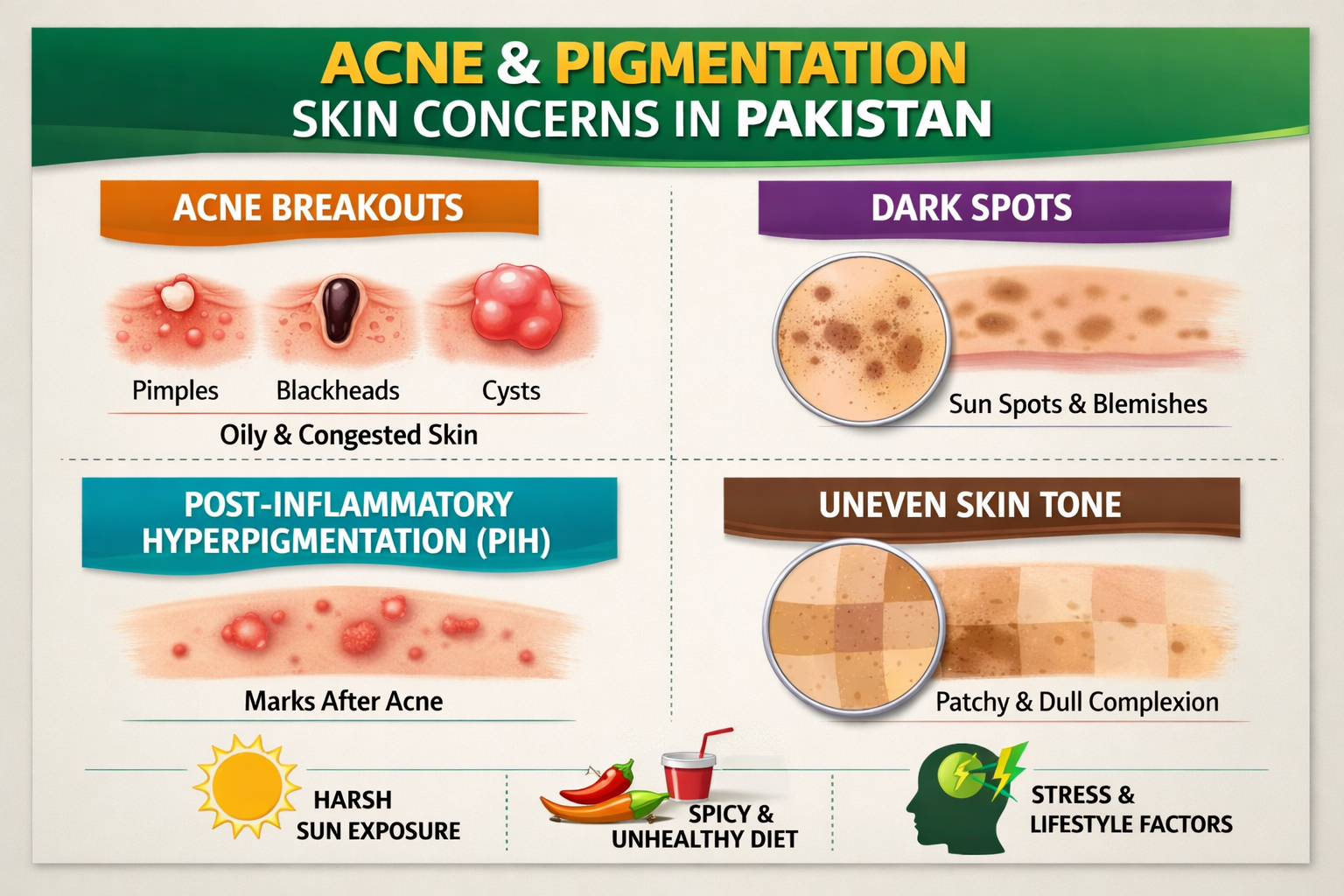 Korean Skincare vs Local Brands for acne and pigmentation in Pakistan