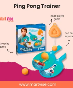 Ping Pong Trainer Kids Game – Reflex & Coordination Practice